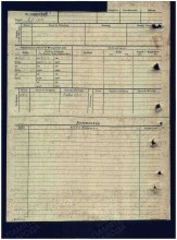 Документ о военнопленных (оборот) document