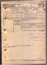 Документ о военнопленных (фамилия Отроднов). document