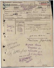 Документ о военнопленных. document