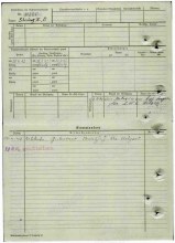 Документ о военнопленных (оборот) document