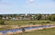 Озеро Бурнаш с видом на село. Май 2017 г. Фото Э. Харрасовой photo