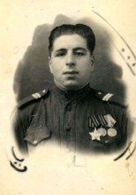 Крысов Иван Иванович, ветеран 174-го отдельного истребительного противотанкового дивизиона. Портрет.