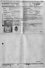 Карта военнопленного, лицевая сторона document