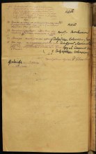 Опросный лист, обратная сторона, 17.10.1921 г. document