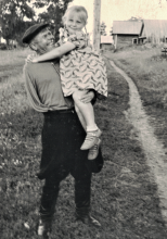 В родной деревне.1963 г.