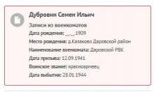 Дубровин С.И. Запись из военкомата document